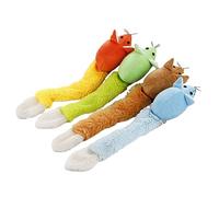 COLLBATH en Peluche en Forme De Souris pour Chat à Mâcher Durable Accessoire Amusant pour Chats à Intérieur Et Extérieur Taille M Couleur Aléatoire
