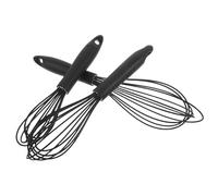 COLLBATH Ensemble 3 Fouets Ballons en Silicone Antiadhésif Poignée Ergonomique Batteurs Manuels Cuisine et Pâtisserie Résistants à la Chaleur Adaptés pour Fouetter Œufs Pâtes et