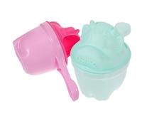 COLLBATH Ensemble De 2 Gobelets De Bain Pour Bébé Garçons Et Filles Avec Rinçage Cascade Sûr Robuste Compact Et Portable