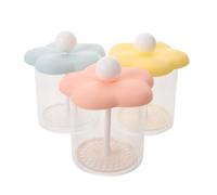 COLLBATH Ensemble de 3 Mousseurs Manuels pour Nettoyant Visage et Gel, Récipient à Mousse Jaune, Rose et Bleu, Outil de Moussage Compact et Portable pour Soins Peau à Domicile
