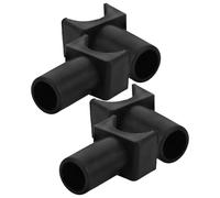 COLLBATH Ensemble De 4 Accessoires Pour Fauteuil Roulant Guide De Siège De Rechange Blocs De Support Quincaillerie Noire