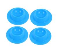 COLLBATH Ensemble De 4 Plateaux De Pâques Support En Silicone Pour Œufs Durs Et Mous Ouvre-coquille Présentoir De Comptoir Support Pour Poulet