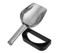 COLLBATH Ensemble de scoop de glace cuillère à farine seau à glace magnétique support de cuillère organisateur de cuisine magnétique Acier inoxydable