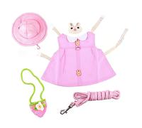 COLLBATH Ensemble Vêtements De Lapin De Compagnie à Crottes De Chien Chiens Gilet De Refroidissement Transporteur Tenue Race Vêtements De Lapin pour Lapins Animal De Compagnie Tricot