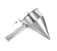 COLLBATH Entonnoir Inox avec Filtre Amovible pour Cuisine et Pâtisserie Distributeur Polyvalent pour Pâte à Gâteau et Sirop Outil Pratique pour Camping et Usage Extérieur