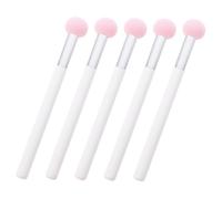 COLLBATH Éponge Applicatrice de Maquillage Rose pour Femmes, Lot de 5, Mousse sans Latex, Élasticité et Résistante la Déformation, pour Fond de Teint et Correcteur