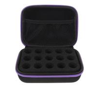 COLLBATH Étui pour Flacons de Peptides : Étui de Rangement à 15 Emplacements avec Fermeture Éclair Et Inserts en Mousse - Organisateur Réfrigérant pour Insuline - de Protection pour Flacons de