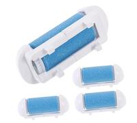 COLLBATH Exfoliant Pieds Rouleaux de Remplacement 4 Pièces Têtes Grossières Anti-Callosités Installation Simple Compatible Outils Pédicure Électriques pour Peaux Mortes et Fissures