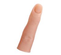 COLLBATH Faux Doigt pour Ongles en Acrylique en Silicone Flexible Plaque Ongulaire Amovible pour Pratique et Enseignement de Nail Art Professionnel