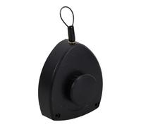 COLLBATH Ferme-porte amortissant pour porte résidentielle - Mécanisme à câble en acier réglable, sans perçage, fermeture lente et silencieuse, noir