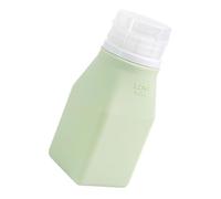 COLLBATH Flacon Distributeur De Shampoing Et Lotion 100 Ml Carré En Silicone Vert Fruité Anti-fuite Pour Voyage Et Soin Peau