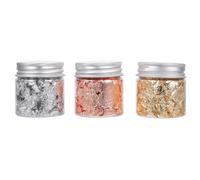 COLLBATH Flocons de Or Scintillants pour Nail Art Autocollants Décoratifs DIY Bouteilles pour Manucure Maison et Salon Accessoires Ongles pour Fêtes et Événements