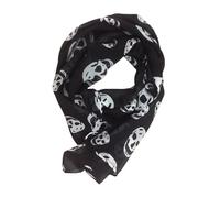 COLLBATH Foulard Tête De Mort En Mousseline Pour Femme ÉCharpe LéGèRe Et Polyvalente 65 X 27 Pouces Confortable Pour Quatre Saisons