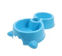 COLLBATH Gamelles pour Chiens Et Chats Distributeur Automatique De Nourriture Et Deau pour Chiens Et Chats Gamelles À Alimentation Lente en Plastique Abs pour Hydratation