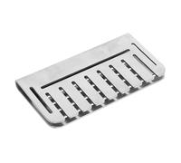 COLLBATH Graisser le rabat de la porte Garde-graisse pour barbecue Déflecteur de graisse pour barbecue Filtre à graisse pour gril Bloqueur de graisse pour barbecue Acier inoxydable