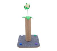 COLLBATH Griffoir Chat Vertical Corde de Sisal Naturel Griffoir Angle pour Petits Espaces Interactif pour Chat Indoor Arbre à Griffer Multifonction et Décoratif