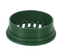 COLLBATH Grille Drainage PVC Ronde 10 Cm Vert pour Tuyau de Drainage, Couvercle de Protection pour Drain de Patio, Installation de Drain à Faire Soi-Même en Extérieur