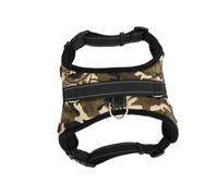 COLLBATH Harnais Chien Moyen et Grand Oxford Style Selle Confortable et Résistant Camouflage Contrôle pour Promenade et Liberté de Mouvement