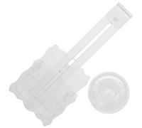 COLLBATH Jardinière pour Aquarium Support pour Plantes Aquatiques Design Transparent Et Réutilisable avec Crochet Et Ventouse Facile à Installer
