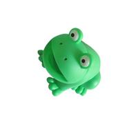 COLLBATH Jouet pour Chien Dog Toys Jouets de friandises pour Chiens couineur de Petit Chien Jouets à mâcher pour Chiots Jouet Brosse à Dents pour Chien Grenouilles Jouet Vinyle Green