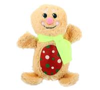 COLLBATH Jouets De Noël pour Animaux De Compagnie Jouet À Mâcher pour Chien Chasseur Chat Aide Au Comportement du Chien Poupée À Mâcher Jouet De Confort pour Chien Nettoyeur De