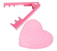 COLLBATH Kit de 2 Outils pour Rosiers - Arrache-Épines Cœur Rose 12 CM Arrache-Épines Métallique Rose 14 CM - Outil pour Enlever Épines et Feuilles sans Abîmer Tiges - Jardinage et
