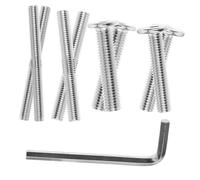 COLLBATH Kit De Vis à Double Extrémité pour Griffoir à Chat Boulons Filetés Et Clé pour Remplacement Griffoir