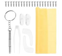 COLLBATH Kit Plaquettes Nez Lunettes PVC Antidérapant Coussinets Nez Lunettes Confortables sans Douleur Durables et Ajustables Couleur Aléatoire Couleur Aléatoire