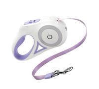 COLLBATH Laisse pour Animaux De Compagnie pour Petits Chiens Chaînes Laisse Rétractable pour Chiens Qui Changent De Couleur Corde Rétractable Supplémentaire pour Chien Chaîne