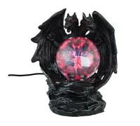 COLLBATH Lampe Plasma Dragon USB Électrostatique Fantaisie Lumineuse pour Bureau Décoration Halloween et Maison
