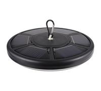 COLLBATH Lampe Solaire pour Mât de Drapeau Extérieur LED et Facile à Installer Éclairage Jardin Camping Noir