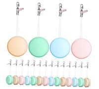 COLLBATH Lingettes Nettoyantes Écran Macaron 18 Pièces Multicolores, Accessoire Décoratif Portable, Nettoyage Téléphone Portable et Tablette, Usage Familial, Couleurs Assorties