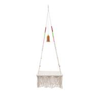 COLLBATH Litière Suspendue pour Chat Tente pour Chat Lit De Chaton Animal De Compagnie Coucou Chaton Hamac Balançoire en Corde De Coton Corde De Coton Colorful