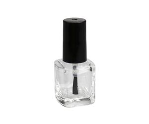COLLBATH Lot De 10 Flacons De Vernis À Ongles Vides Transparents Pour Pinceaux De Manucure Rangement De Vernis À Ongles Conteneur Carré UV Bouteille De Distribution De Voyage