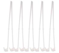 COLLBATH Lot de 10 Mâts de Drapeau pour Vitres de Voiture 44 CM en Plastique Résistant aux Intempéries Clip de Fenêtre pour Décoration de Vacances et Logo de Voiture Accessoire Léger et