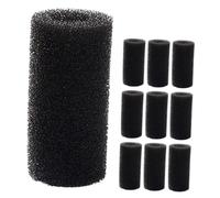 COLLBATH Lot de 10 Rouleaux d'éponge pré-Filtre pour Aquarium protège l'entrée de la Pompe des débris Ensemble de filtrants en éponge biochimique