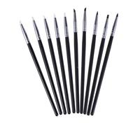 COLLBATH Lot De 10 Stylos En Silicone Pour Nail Art, Petits Stylets De Gaufrage Et Pointillage, Ensemble Manucure Polyvalent Pour Accessoires Ongles Et Création Nail Art