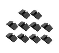 COLLBATH Lot de 10 Supports De Fixation pour Clôture pour Animaux De Compagnie Fixations De Renforcement Base Triangulaire Stabilisateur De Clôture Pieds De Support De Portail