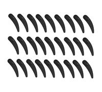 COLLBATH Lot De 100 Cuillères à Crème Visage Petite Taille Applicateur De Crème Yeux Noir Usage Cosmétique Voyage Soins Peau