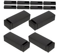 COLLBATH Lot de 12 bouteilles de rangement pour rouge à lèvres parfum huile essentielle boîte en papier kraft marron lisse