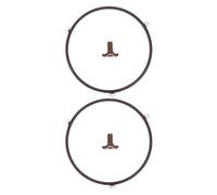 COLLBATH Lot de 2 anneaux de support pour plateau tournant en verre de micro-ondes (7 pouces/17,8 cm), accessoires de rechange pour four à micro-ondes, pour réparation et remplacement.