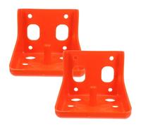 COLLBATH Lot de 2 Boîtes à Lécher Sel pour Moutons et Bovins Support Renforcé en PE Petite Taille Accessoire d'Alimentation Solide pour Ferme et Élevage Facile à Nettoyer pour Blocs