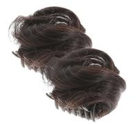 COLLBATH Lot De 2 Chignons À Pinces Pour Femmes Postiches À Oreilles De Chat Mini-Clips Extensions De Chignon Pour Enfants Faux Chignons Chignons Oreilles De Chat Extensions De