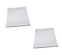 COLLBATH Lot De 2 Coussins Chauffants pour Cage À Oiseaux Coussin Chauffant pour Perroquet Coussin Chauffant Dintérieur Mini Coussin Chauffant Argenté pour Cage Danimaux