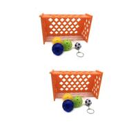 COLLBATH Lot De 2 Mini Jouets Dentraînement pour Perroquets Idéal pour Le Football Le Développement De Lintelligence