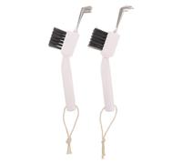 COLLBATH Lot de 2 nettoyeurs de brosses à cheveux - Outil de nettoyage double face pour brosses et peignes - 2 en 1 avec picot et poils - Idée cadeau pour femmes et hommes, indispensable pour les