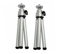 COLLBATH Lot de 2 Perches à Selfie Mini Trépied en Alliage d'Aluminium Pied Flexible et Portable Compatible Smartphone Tige de Retardateur pour Voyage et Prise de Vue Stable