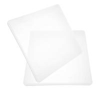 COLLBATH Lot de 2 Plateaux d'Égouttement Carrés en Plastique 40 CM pour Pots de Fleurs d'Intérieur et Jardin Bac Récupérateur d'eau Solide Soucoupe pour Jardinière Accessoire Jardinage
