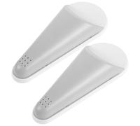 COLLBATH Lot de 2 Porte-Ciseaux Magnétiques en Plastique Blanc Ventilation, Support de Rangement pour Réfrigérateur et Atelier, Organiseur de Ciseaux Multifonction Cuisine, Garage