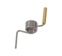 COLLBATH Lot de 2 Ressorts de Clapet en Acier Inoxydable pour Porte de Réfrigérateur Argenté, Empêchant la Fuite D'air Froid Fermeture Précise, Accessoire pour Porte de Réfrigérateur